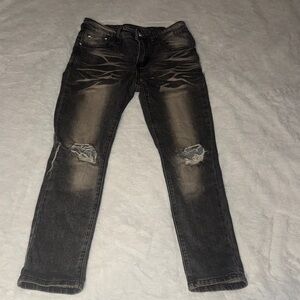 Stylish Kids  10 Distressed Black Jeans